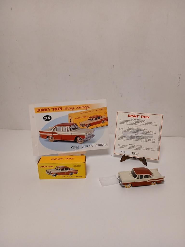 Simca vedette chambord dinky toys atlas, Hobby en Vrije tijd, Modelauto's | 1:43, Auto, Dinky Toys, Ophalen of Verzenden