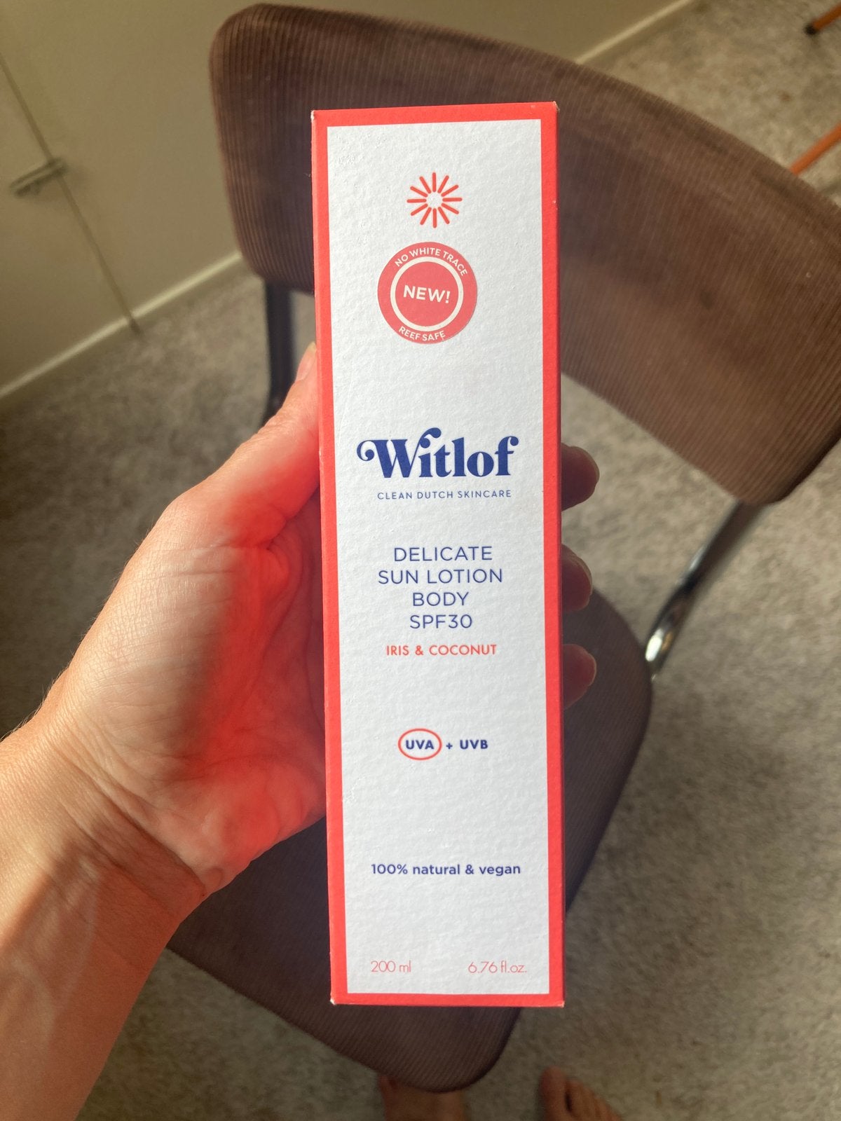 WITLOF Skincare Zonnebrand SPF 30, Ophalen of Verzenden, Zo goed als nieuw, Zonnebrand of After Sun