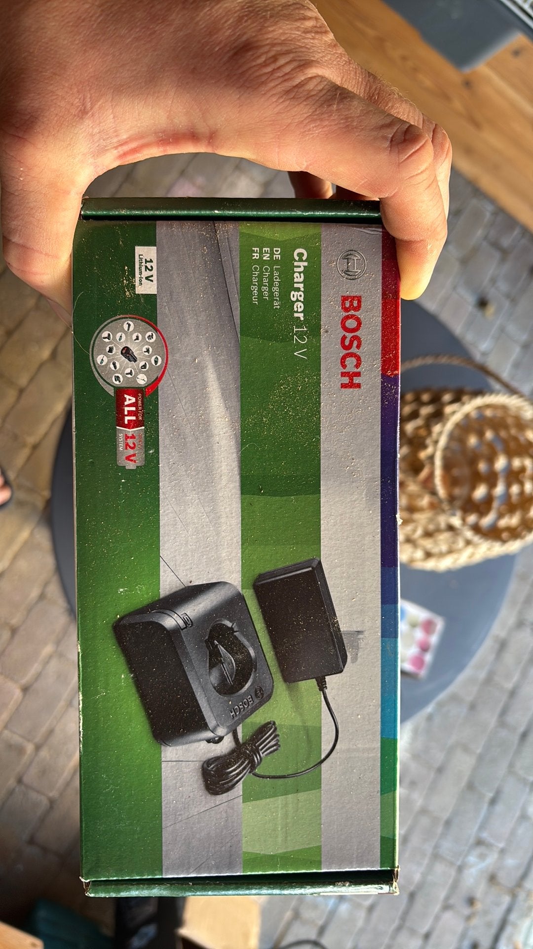 Bosch 12volt oplader nieuw in doos, Ophalen of Verzenden, Zo goed als nieuw, Boor- en Schroefmachine