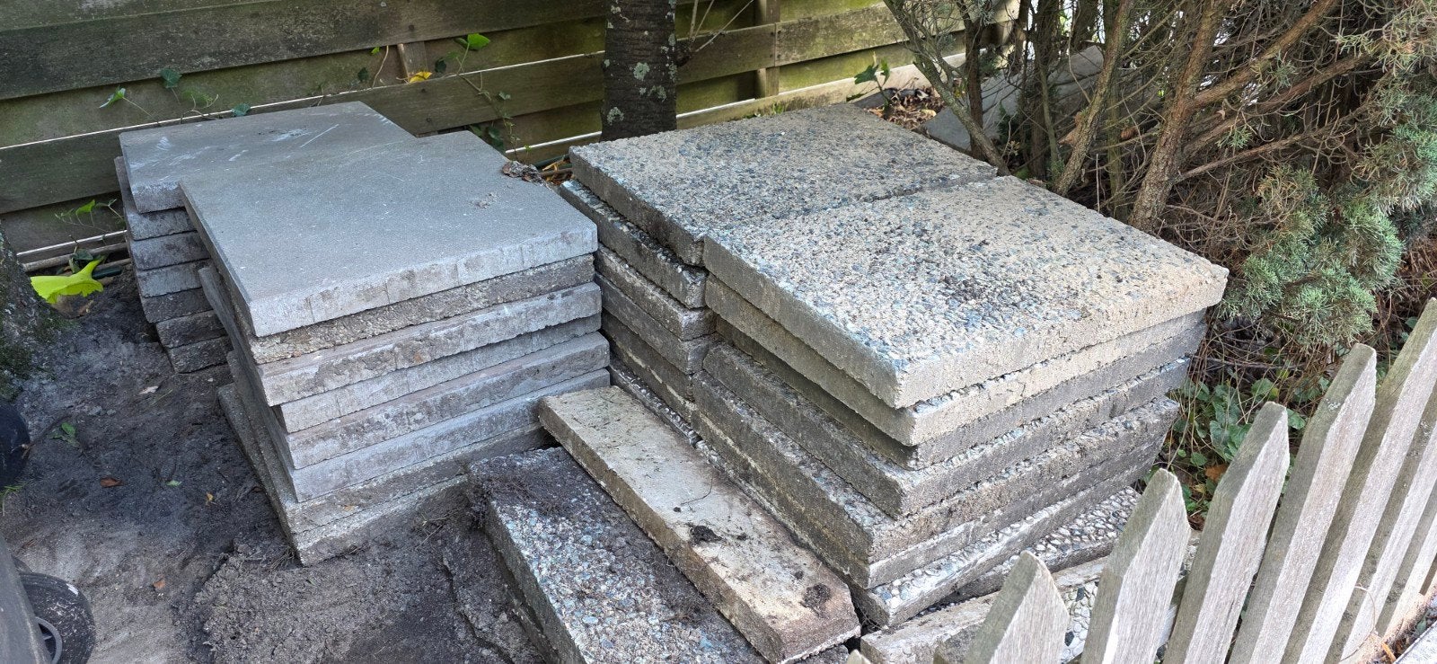 Gebruikte tuin/terrastegels, Ophalen, Gebruikt, 10 m² of meer, Beton
