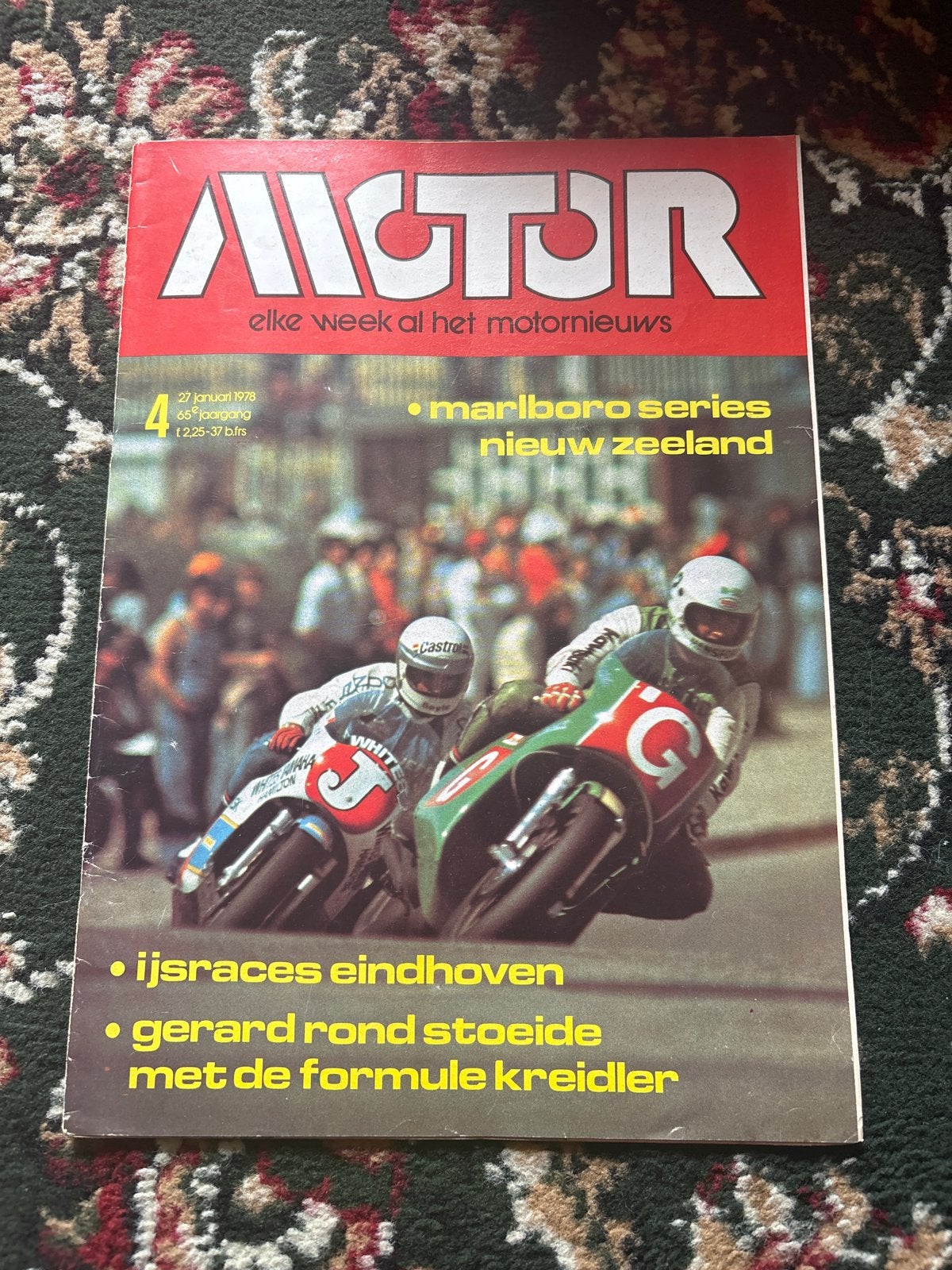 Motor Magazine 27 januari 1978 - IJsraces Eindhoven, Ophalen of Verzenden, Gelezen, Overige typen