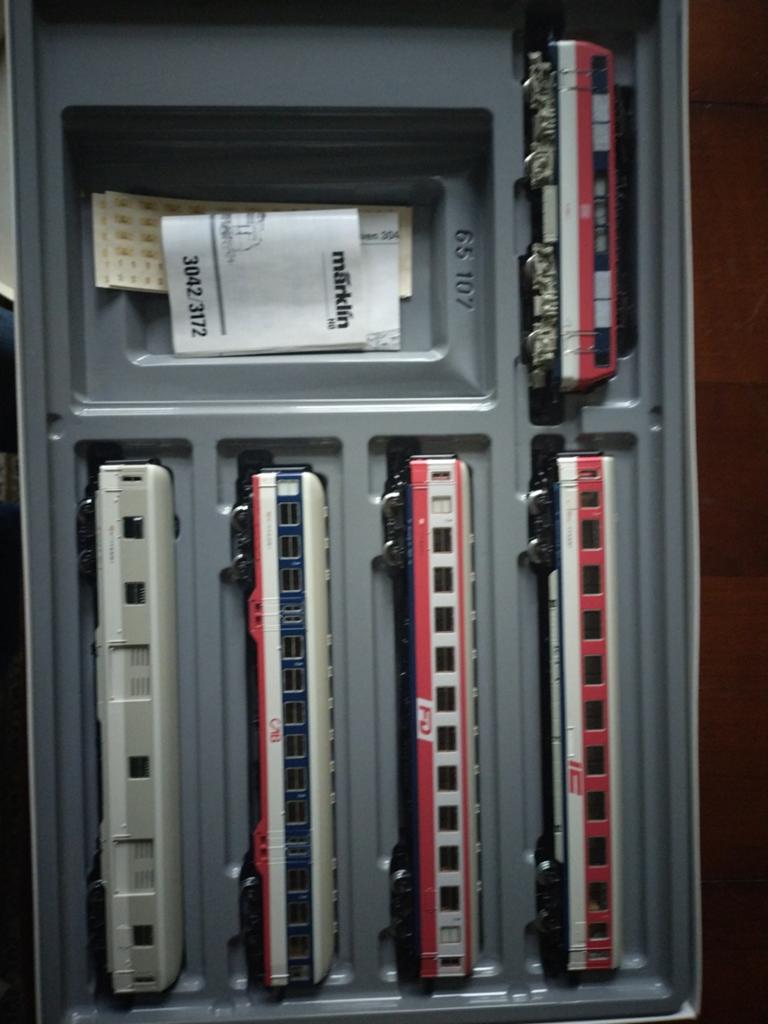 Marklin set 2856. Met lok baureihe 111, Wisselstroom, Treinset, Verzenden, Zo goed als nieuw