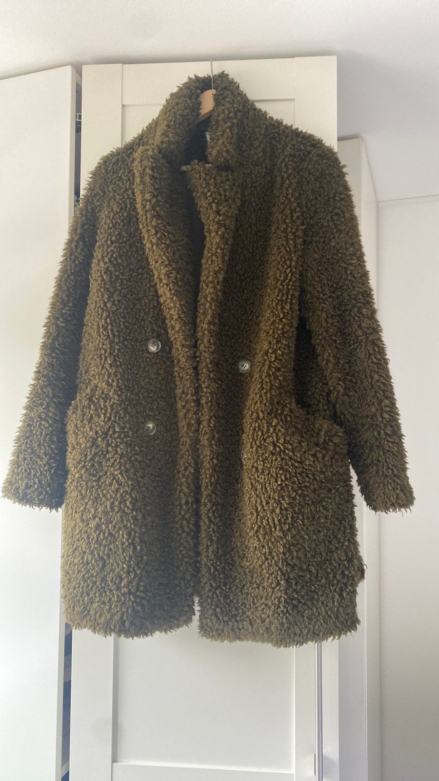 Teddy jas miss etam maat L, Ophalen of Verzenden, Gedragen, Maat 42/44 (L), Groen
