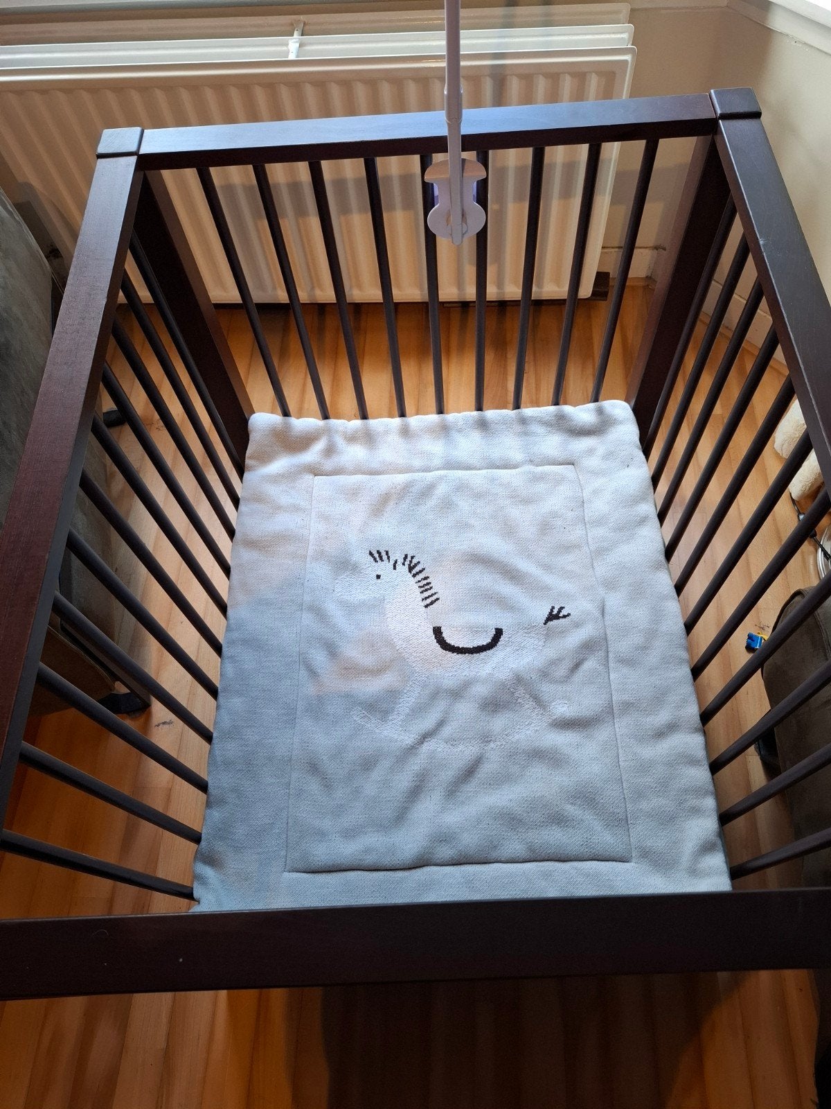 Bopita box 90x75cm hardhout + toebehoren, Ophalen of Verzenden, Zo goed als nieuw, Vierkant, In hoogte verstelbaar
