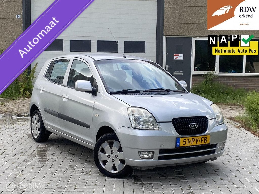 Kia Picanto 1.1 EX AUTOMAAT/TREKHAAK, Gebruikt, 4 cilinders, Metallic lak, Origineel Nederlands