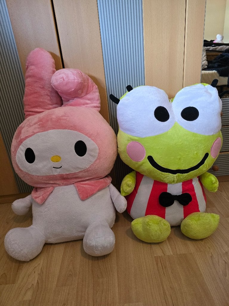 Sanrio My Melody en Keroppi grote knuffels, Ophalen, Overige merken, Overige karakters, Konijn