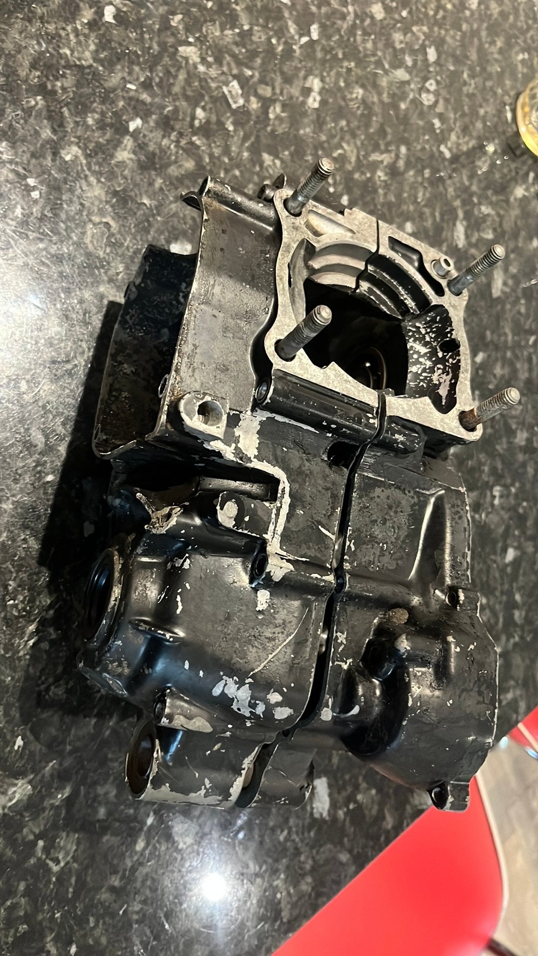 Honda cr125 carter set 1985, Ophalen of Verzenden, Gebruikt