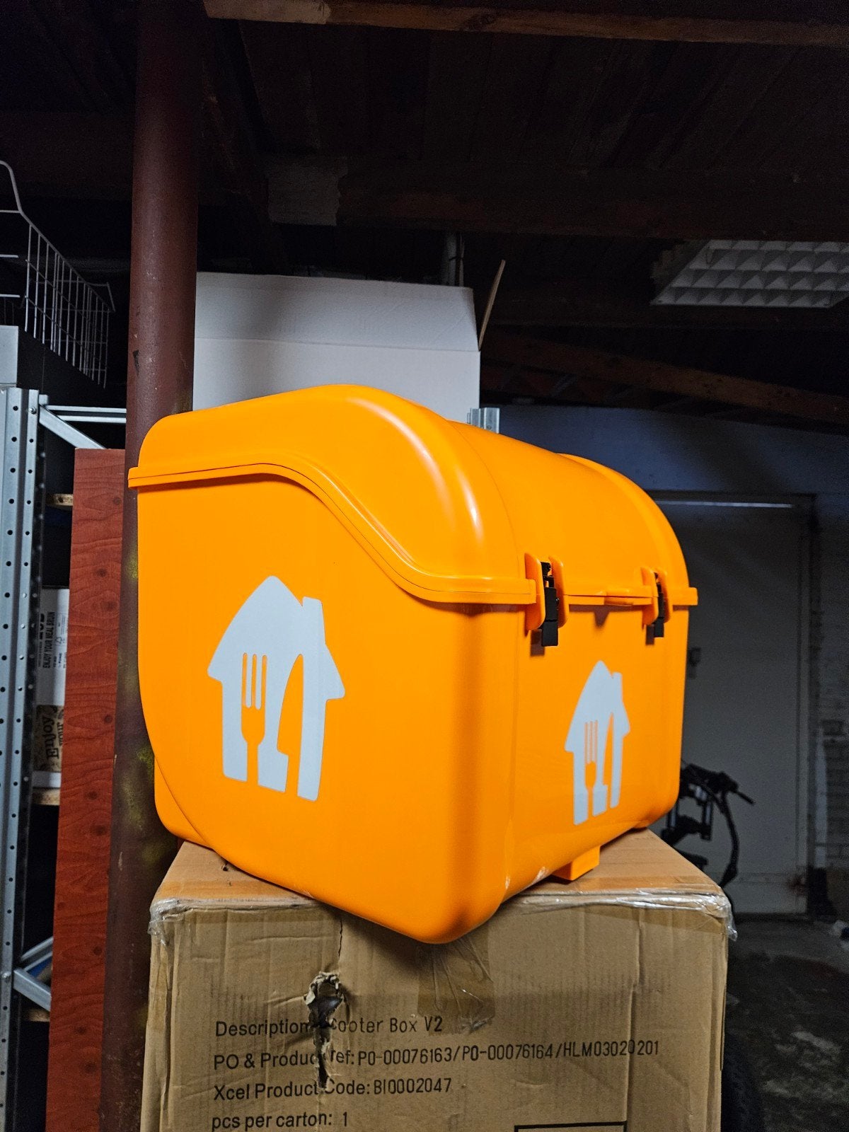 4 stuks Bezorgbox scooter/fiets 50x50 - Just Eat Takeaway, Ophalen, Minder dan 20 kg, Overige typen, Just Eat Takeaway