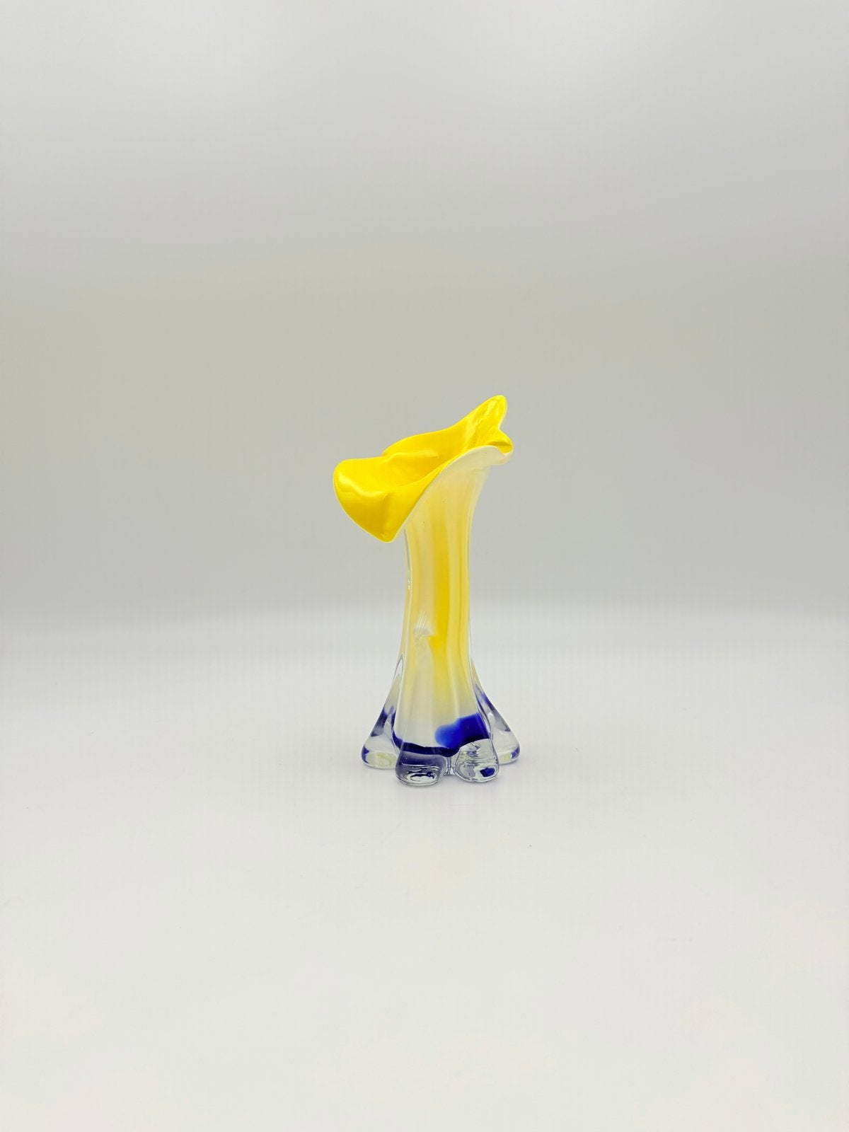 Murano mini bloemen vaasje 19cm hoog, Ophalen of Verzenden
