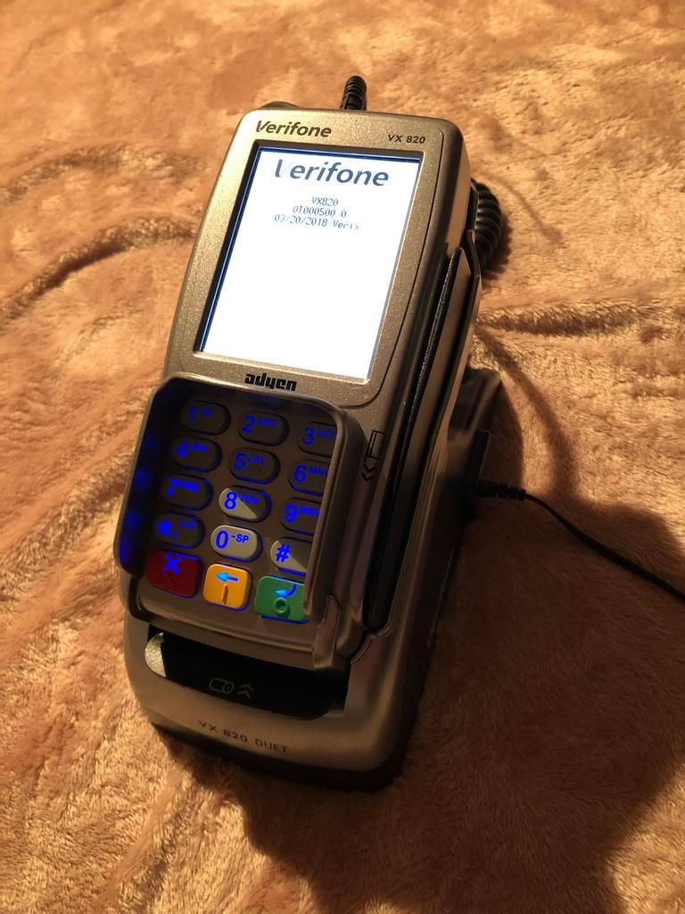 Verifone VX 820 Duet betaalautomaat, Verzamelen, Elektronische Apparatuur, Ophalen of Verzenden