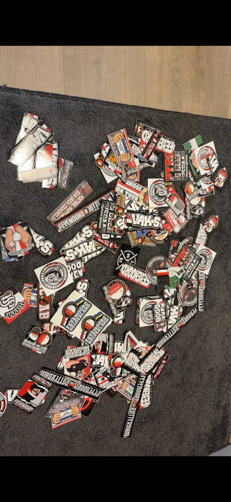 Stapel feyenoord stickers, Verzenden, Winkel, Super of Benzinepomp, Zegels, Bonnen of Punten