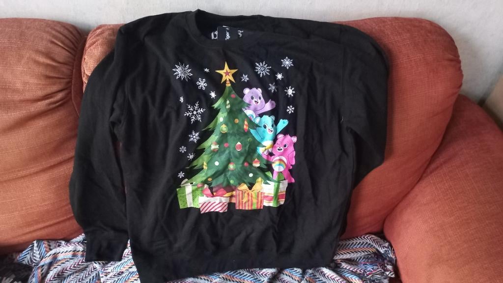 Kersttrui Troetelbeertjes XL, Zwart, Maat 46/48 (XL) of groter, Nieuw, Ophalen of Verzenden