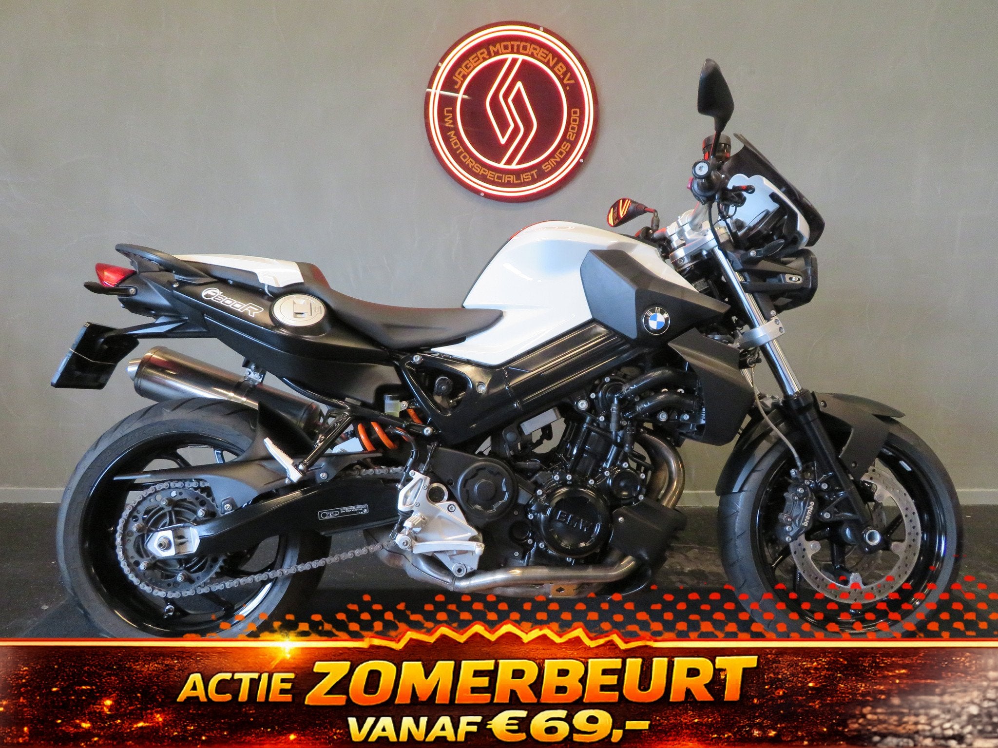 BMW F 800 R WHITE EDITION NIEUWSTAAT! (bj 2011), Motoren, Motoren | BMW, Bedrijf, 800 cc, Naked bike