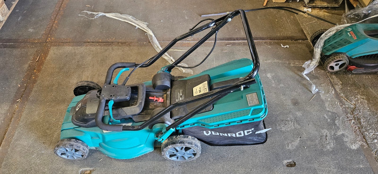 VONROC S4 LM505DC Accu-grasmaaier 40V 38cm  EXCLUSIEF ACCU'S, Gebruikt, Accu-grasmaaier, 30 t/m 39 cm, Ophalen