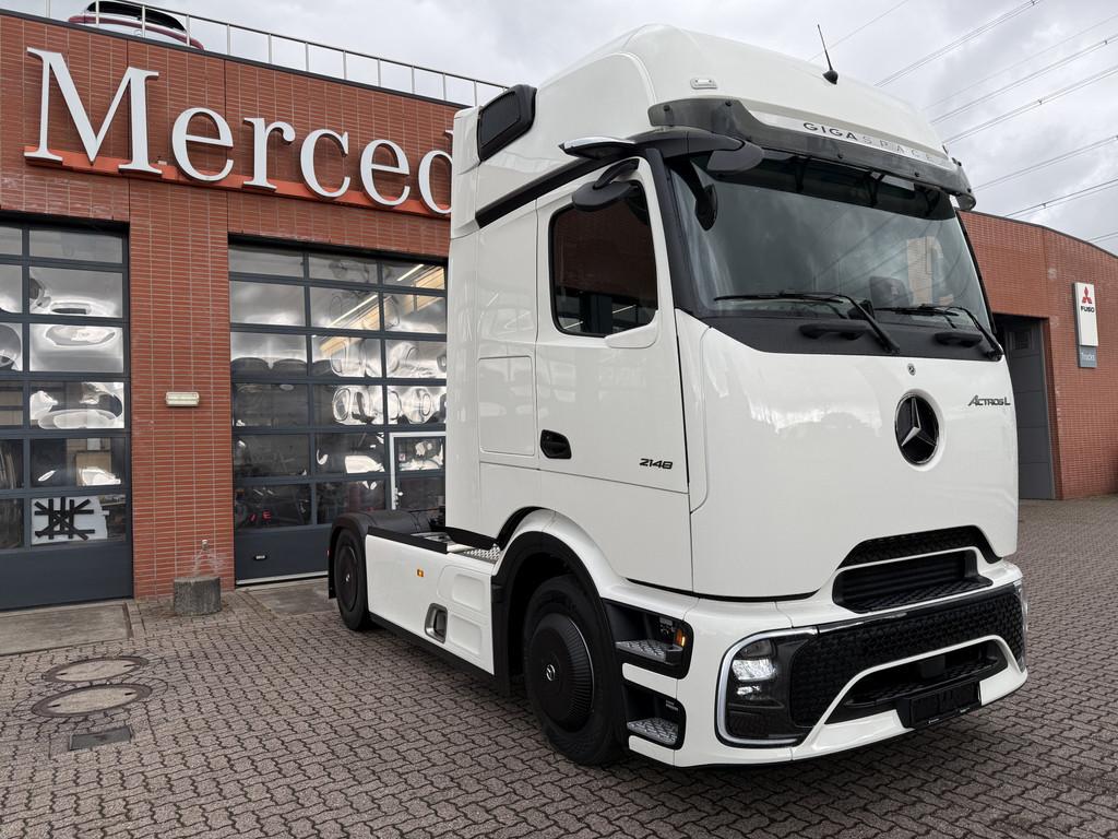 Mercedes-Benz Actros 2148 LS, NIEUW, VECTO 3, Procabin Gigas, Auto's, Vrachtwagens, Automaat, Beige, Navigatiesysteem, Wit