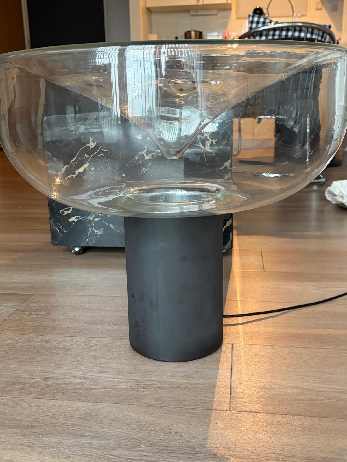 Originele Aella tafellamp, Ophalen, Dimbaar, Gebruikt, Zwart
