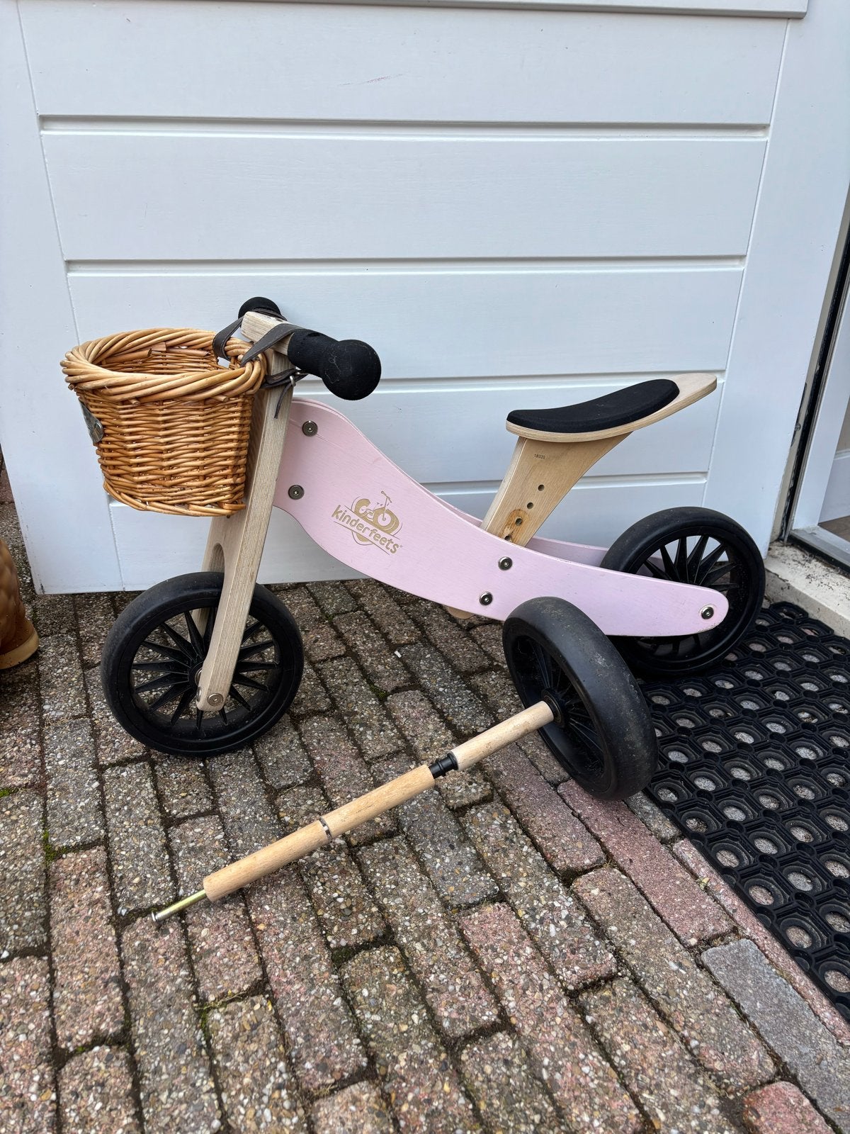 Kinderfeets 2-in-1 loopfiets: driewieler en tweewieler, Ophalen, Gebruikt