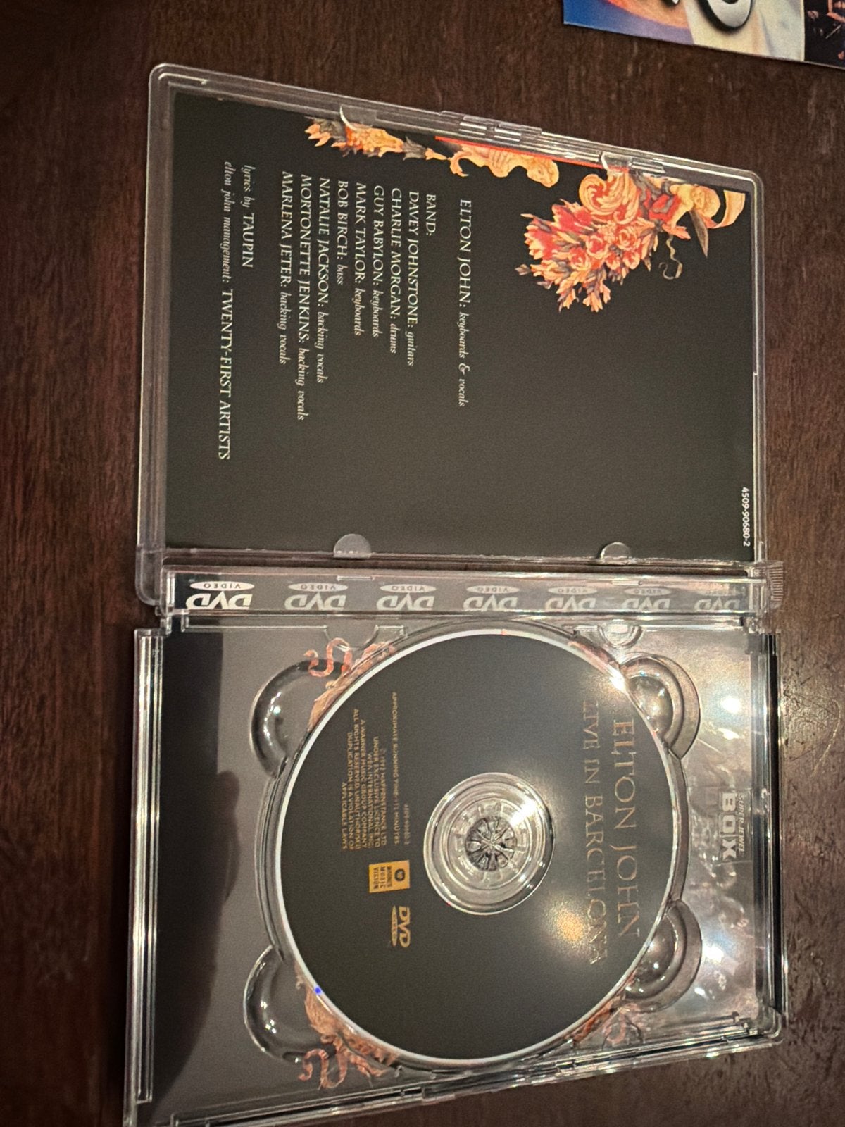 Elton John - Live in Barcelona DVD, Alle leeftijden, Nederlands, Ophalen of Verzenden, Concert
