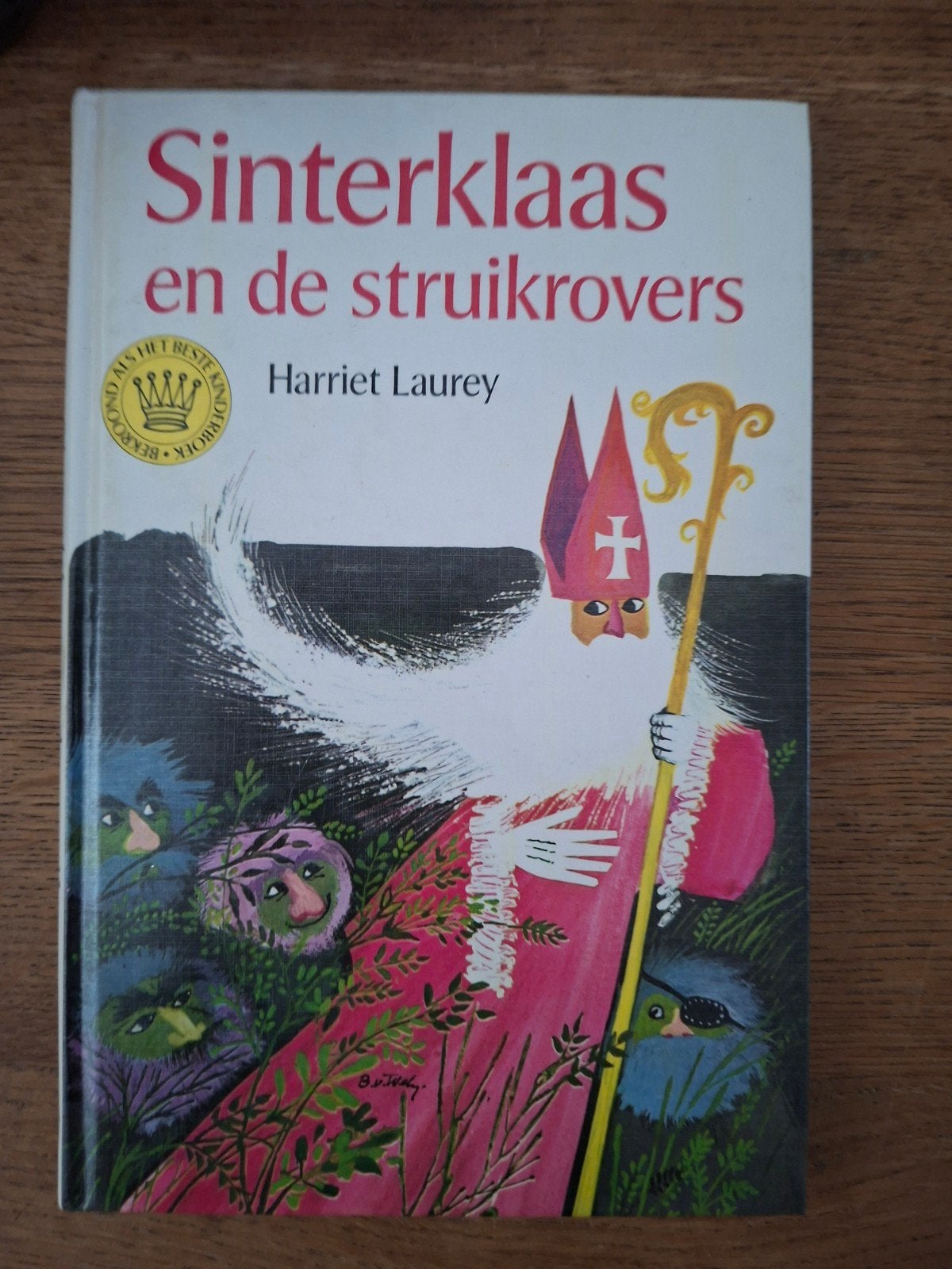 sinterklaas en de struikrovers harriet laurey, Verzenden, Zo goed als nieuw
