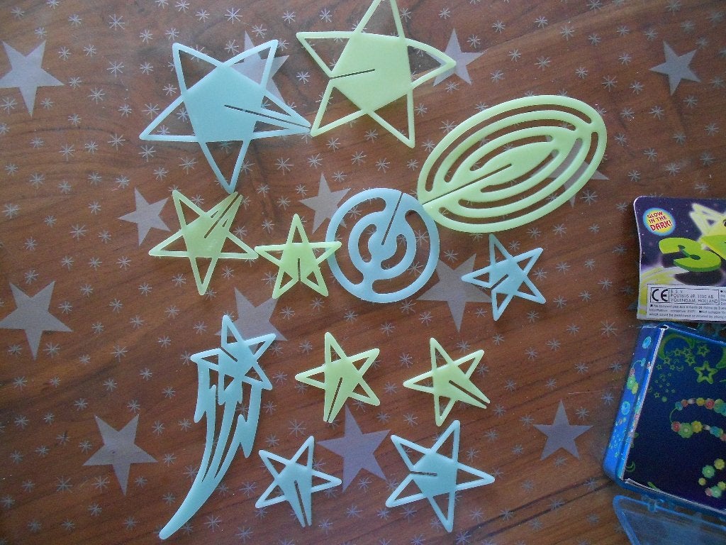 Glow in the dark Sterren, Ophalen, Nieuw, Overige merken, Wanddecoratie