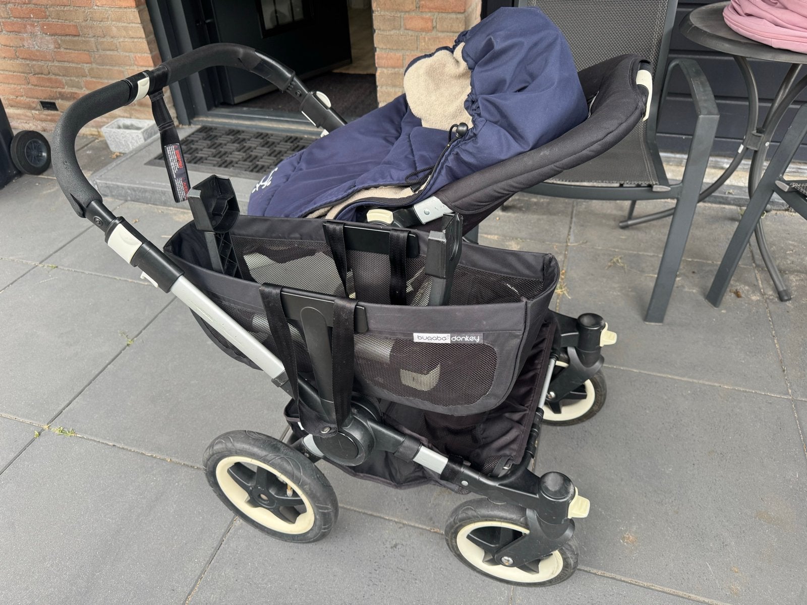 Bugaboo Donkey Mono-Duo Kinderwagen Compleet met accessoires, Ophalen, Gebruikt, Combiwagen, Duowagen
