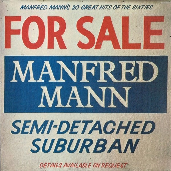 Manfred Mann – Semi-Detached Suburban (20 Great Hits) 1979, Gebruikt, Inclusief insert, Ophalen of Verzenden, 12 inch