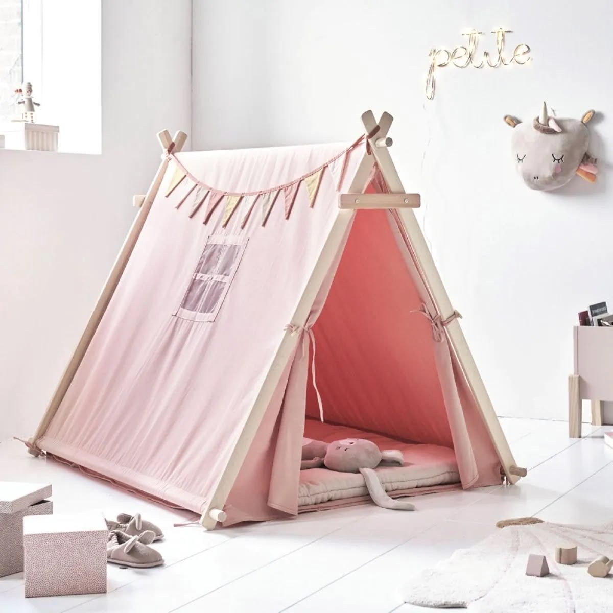 Petite Amélie Tipi Speeltent - Roze - 104 cm hoog, Ophalen, Zo goed als nieuw