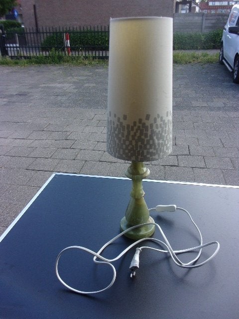 lampje op marmeren voet, Ophalen of Verzenden