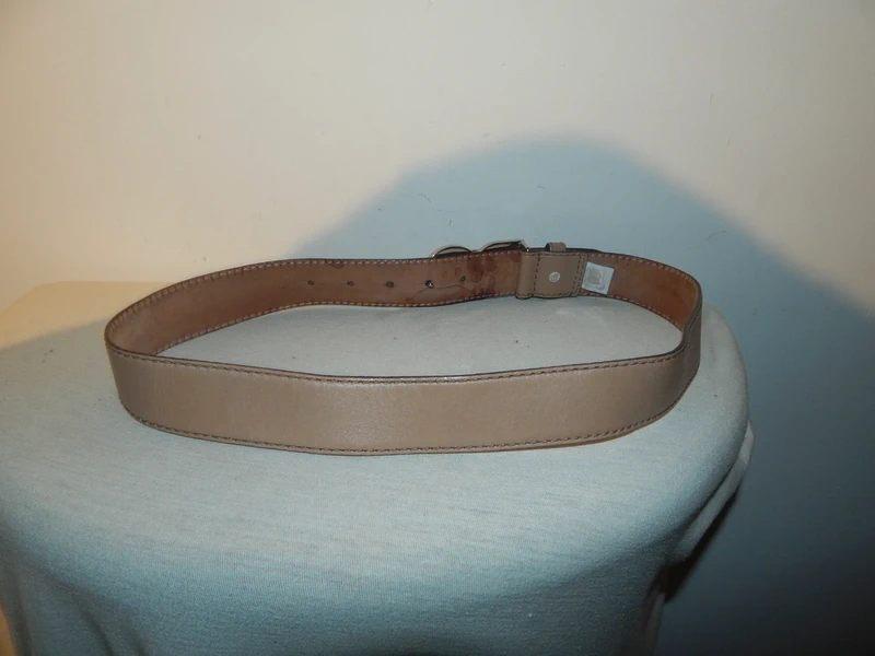 Dolce & Gabbana leren riem merk buckle zilver goud, Kleding | Dames, Riemen en Ceinturen, Dolce & Gabbana, Verzenden, Echt leder
