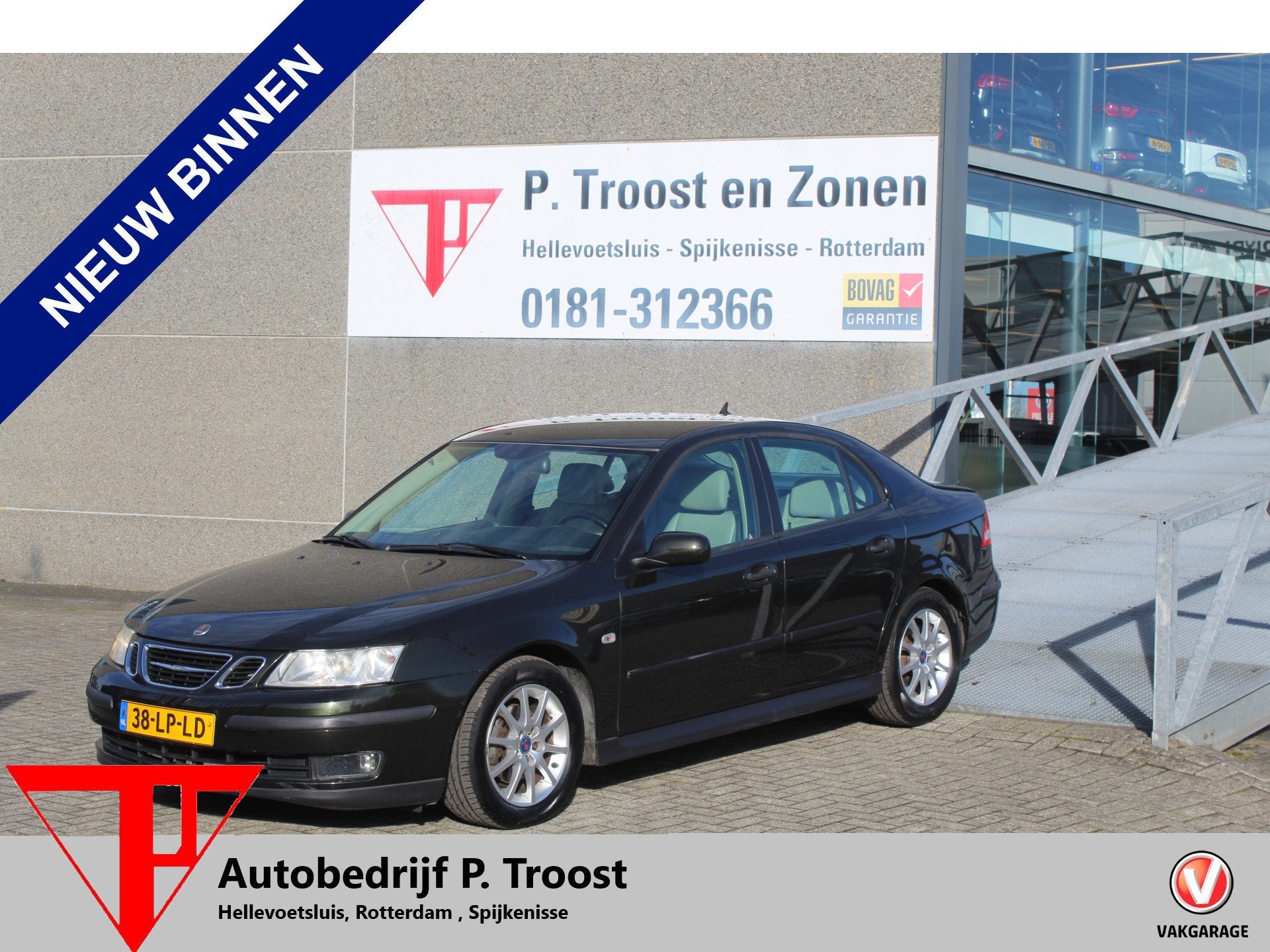 Saab 9-3 Sport Sedan 1.8t Vector Automaat Orig NL auto /Clim, Auto's, Gebruikt, Beige, 4 cilinders, 1435 kg
