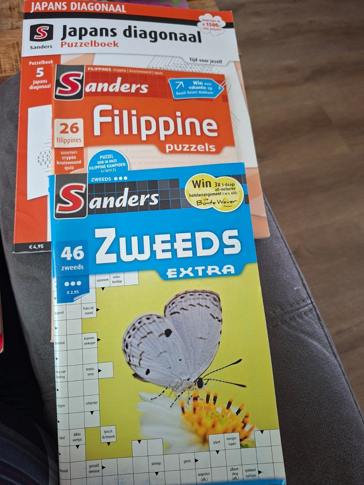 Sanders Puzzelboeken: Japans, Filippijns, Zweeds, Hobby en Vrije tijd, Denksport en Puzzels, Ophalen, Zo goed als nieuw, Puzzelboek