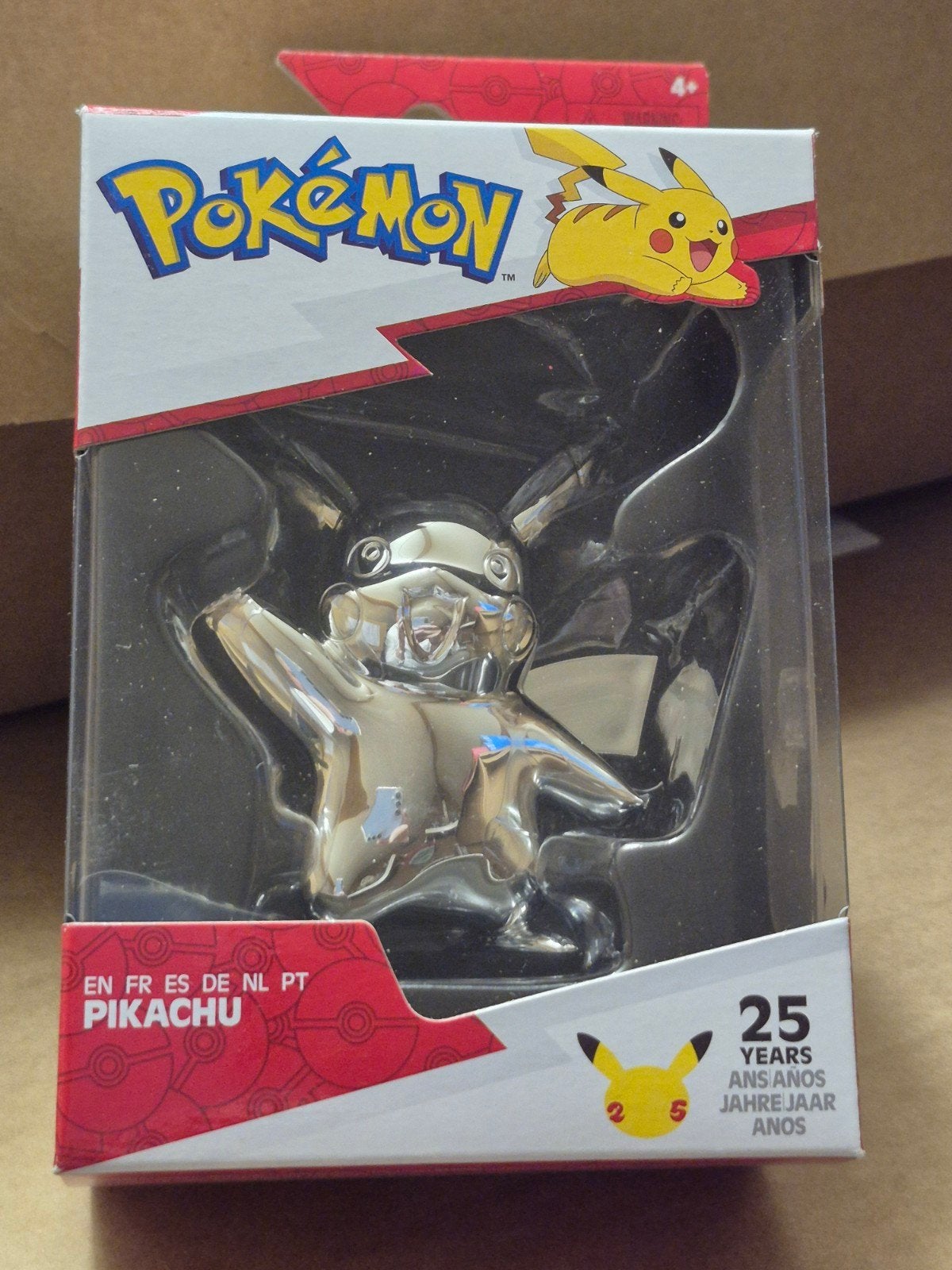 Pokémon Pikachu 25 Jaar Jubileum Figuur - Kunststof, Ophalen of Verzenden, Nieuw