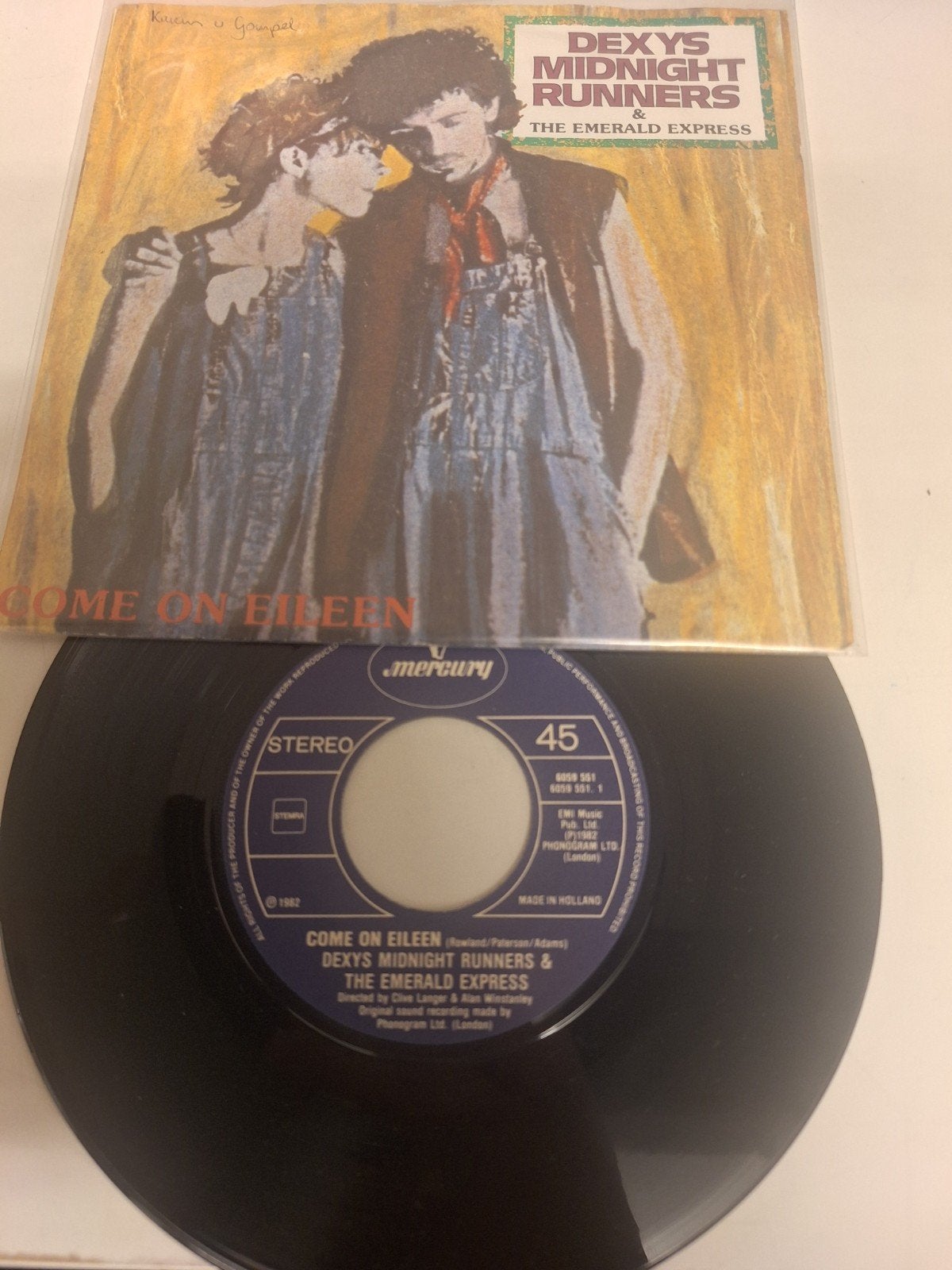 Dexys Midnight Runners - Come on Eileen, 1982., Cd's en Dvd's, Vinyl | Pop, Fotohoes, Verzenden, 7 inch, Pop