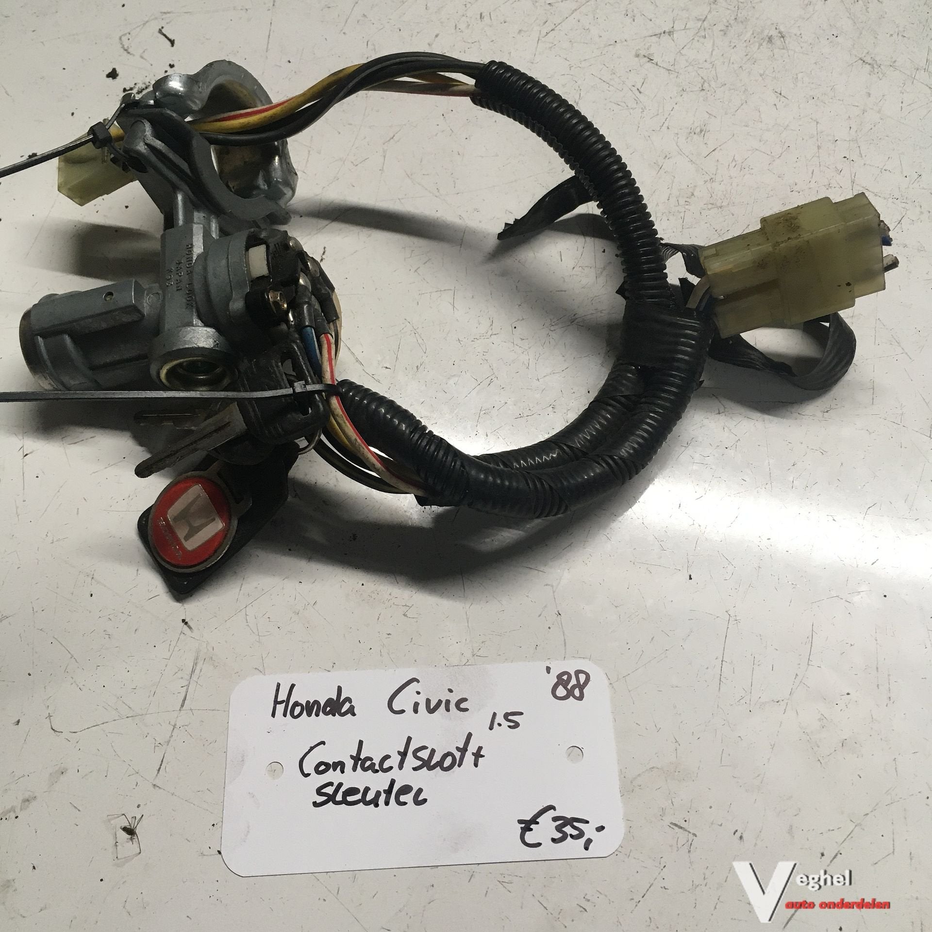 Honda Civic 1.5 1988  Contactslot met sleutel, Auto-onderdelen, Gebruikt, -, -, Ophalen of Verzenden