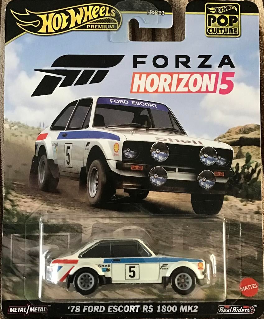 Hot Wheels Premium Ford Escort MK2, Ophalen of Verzenden, Zo goed als nieuw, Auto