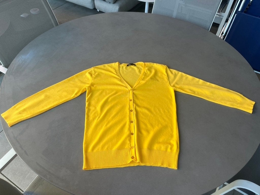 Warm geel Signe Nature vestje, maat L = M, Maat 38/40 (M), Signe Nature, Verzenden, Geel