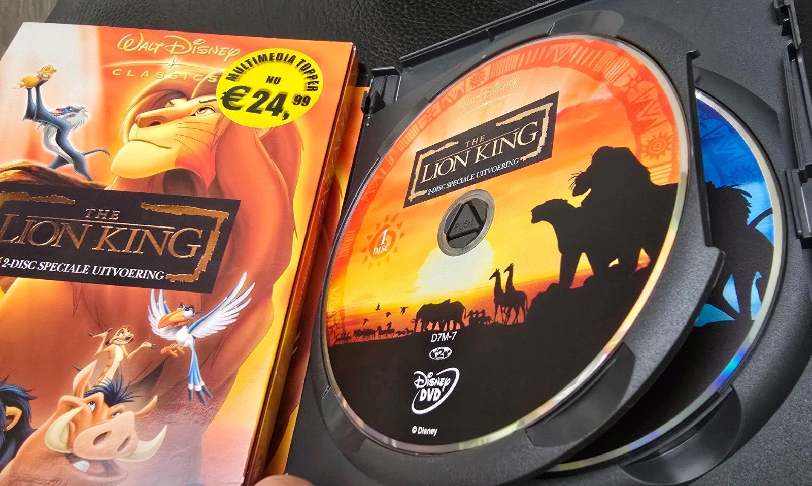 The Lion King  2 disc uitvoering, Gebruikt, Animatie, Nederlands, Ophalen of Verzenden