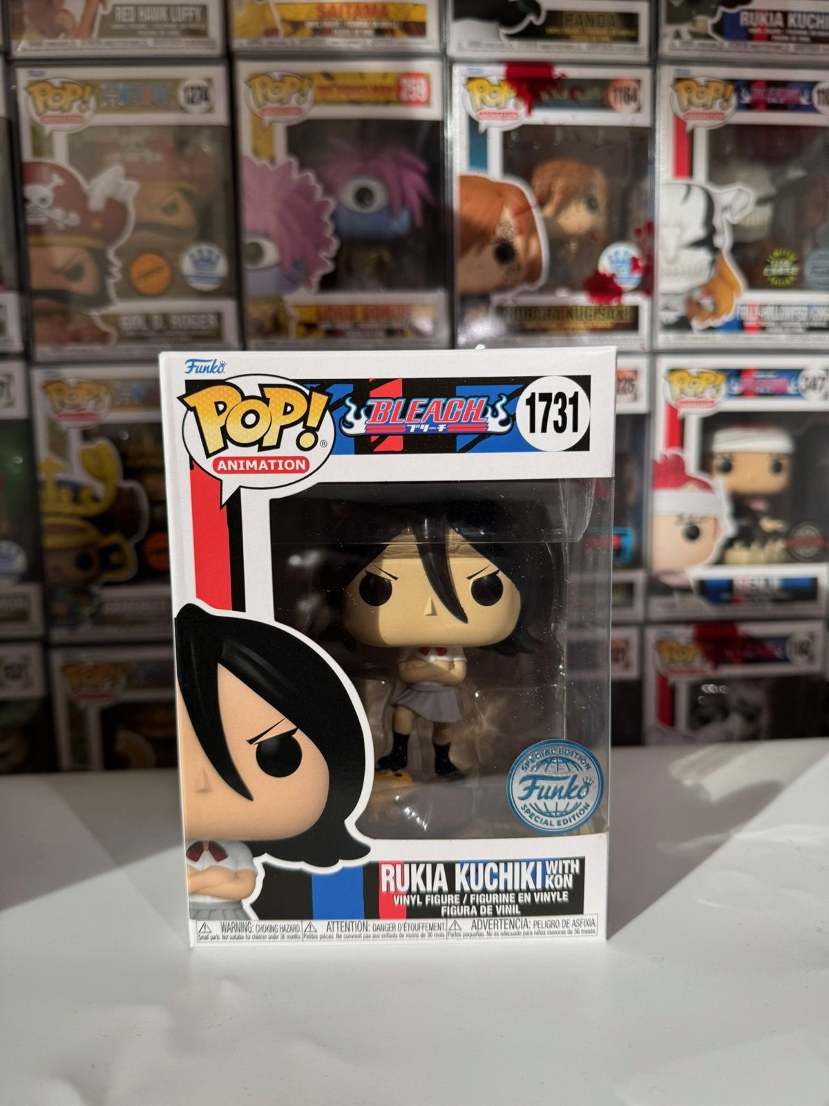 Funko Pop! Bleach Rukia Kuchiki met Kon #1731 Special Editio, Ophalen of Verzenden, Nieuw