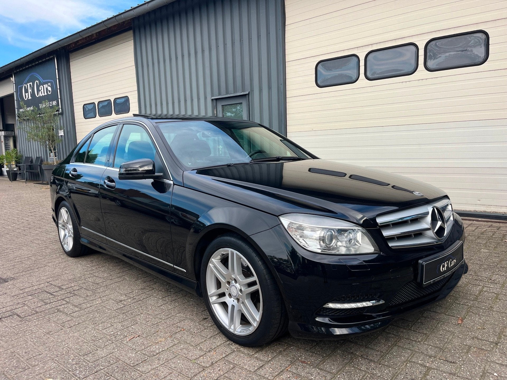 Mercedes-Benz C-klasse 300 Avantgarde AMG V6 2010, Auto's, Automaat, Achterwielaandrijving, Gebruikt, Zwart