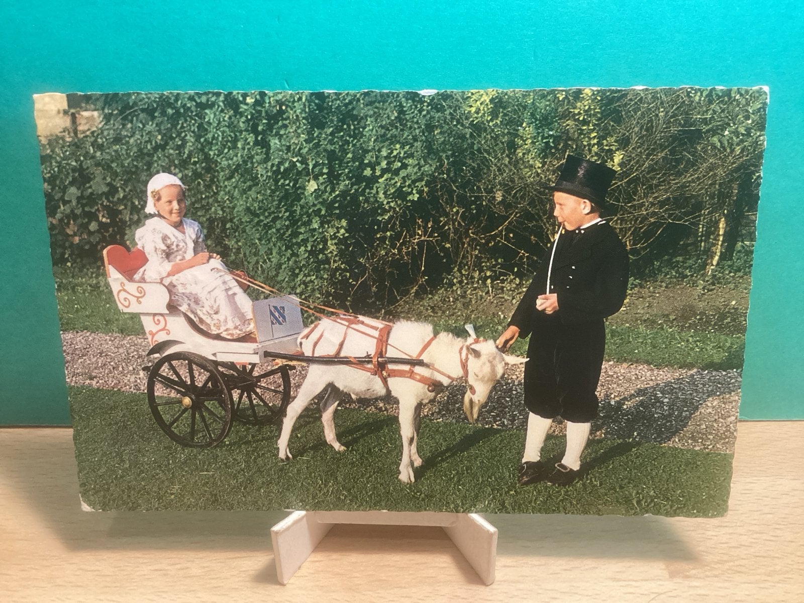 Kinderen in Friese Klederdracht.    369, Ophalen of Verzenden, 1960 tot 1980, Gelopen, Friesland