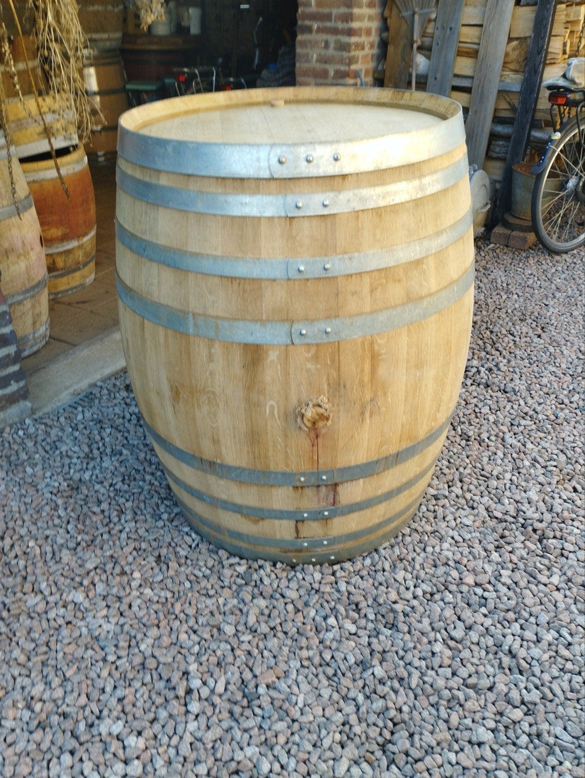regentonnen, wijnvaten 500 liter, Tuin en Terras, 150 liter of meer, Ophalen, Gebruikt, Hout