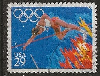 USA 59, polsstok hoogspringen  voor ceesie, Verzenden, Gestempeld, Noord-Amerika