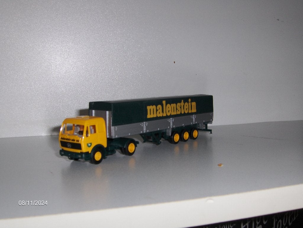 Herpa-MB, Ophalen of Verzenden, Zo goed als nieuw, Bus of Vrachtwagen, Herpa