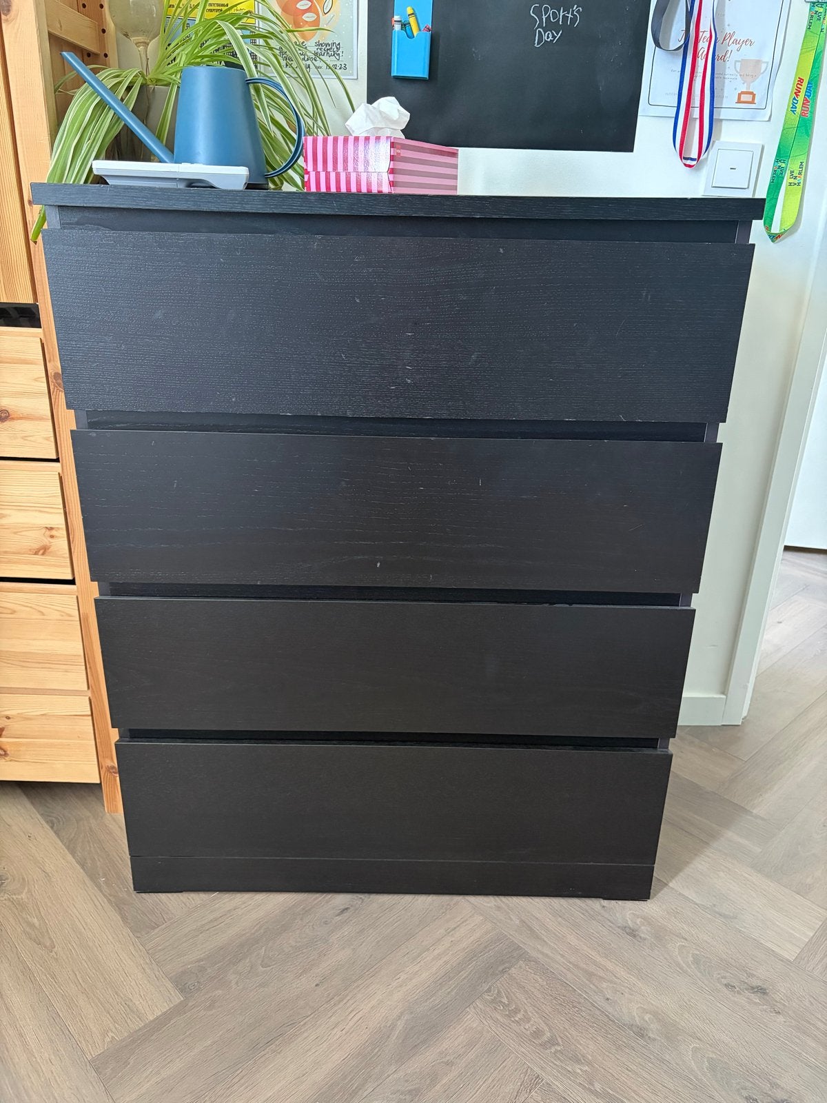 Ikea Malm chest of drawers, Ophalen, Gebruikt, 50 tot 100 cm, 3 of 4 laden