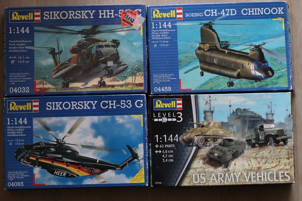 Modelbouw Revell en F-toys 1:144 Vliegtuigen & Helikopters, 1:144 tot 1:200, Revell, Nieuw, Ophalen of Verzenden