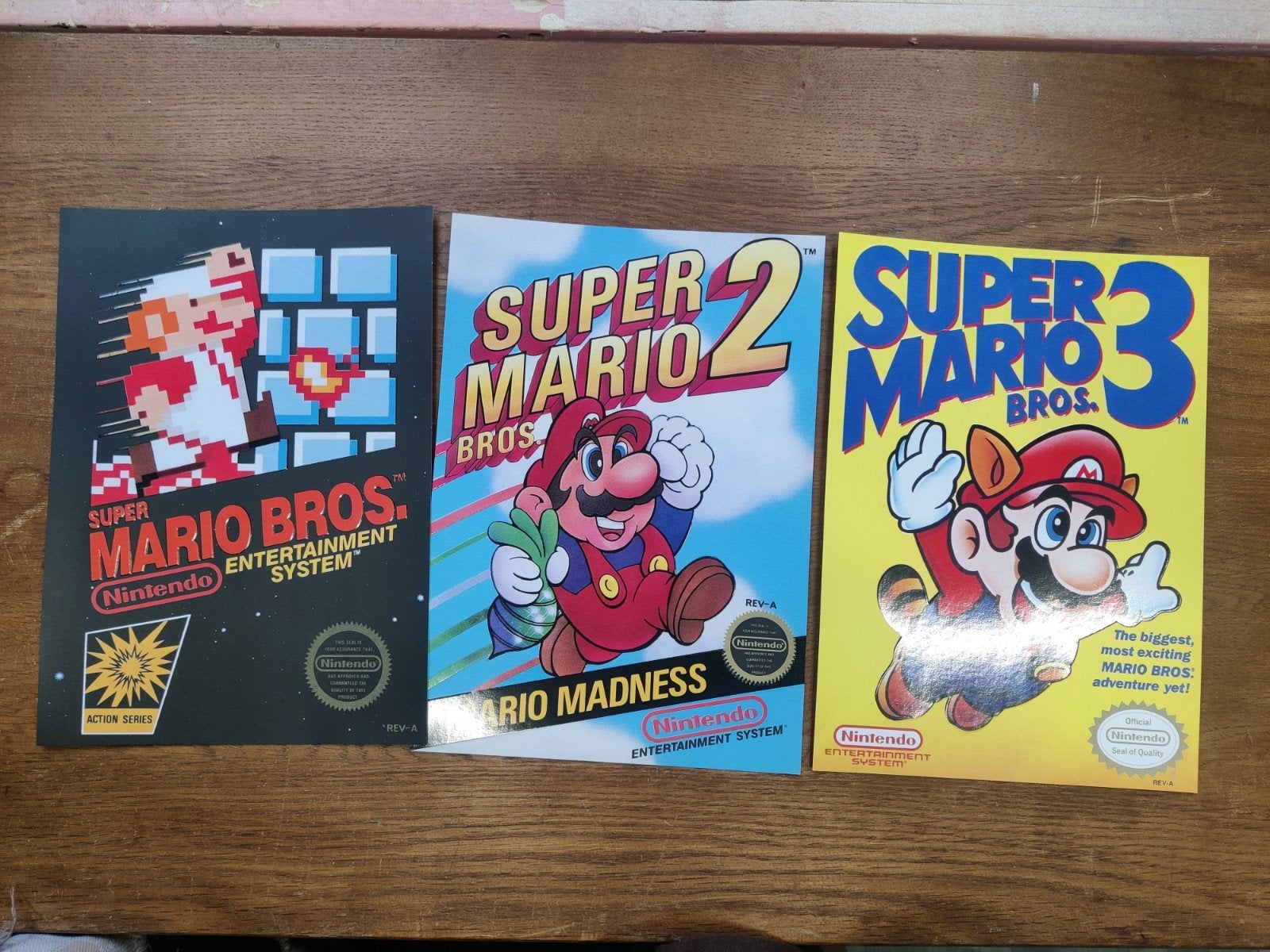 Super Mario Bros. 1, 2 & 3 NES - Klassieke Nintendo Games, Ophalen of Verzenden, Gebruikt, A4 of kleiner, Film en Tv