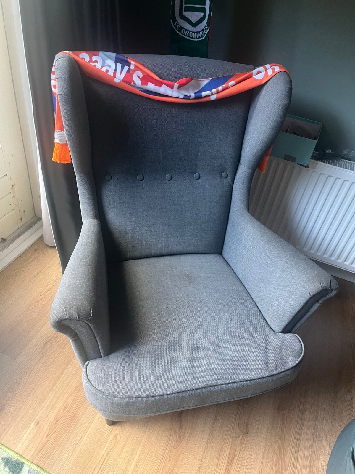 Gratis fauteuil stoel ikea, Ophalen, Gebruikt, 75 tot 100 cm, 50 tot 75 cm