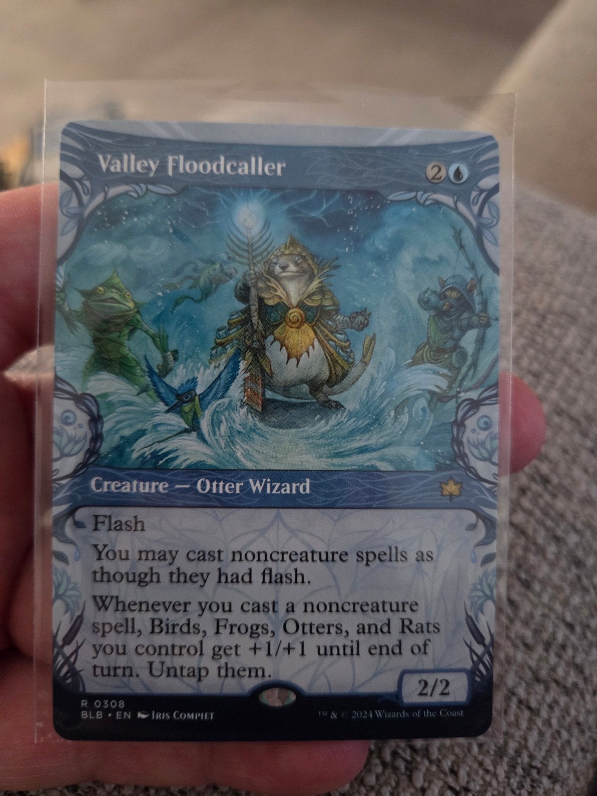 Mtg Valley Floodcaller, Hobby en Vrije tijd, Verzamelkaartspellen | Magic the Gathering, Ophalen of Verzenden, Nieuw, Losse kaart