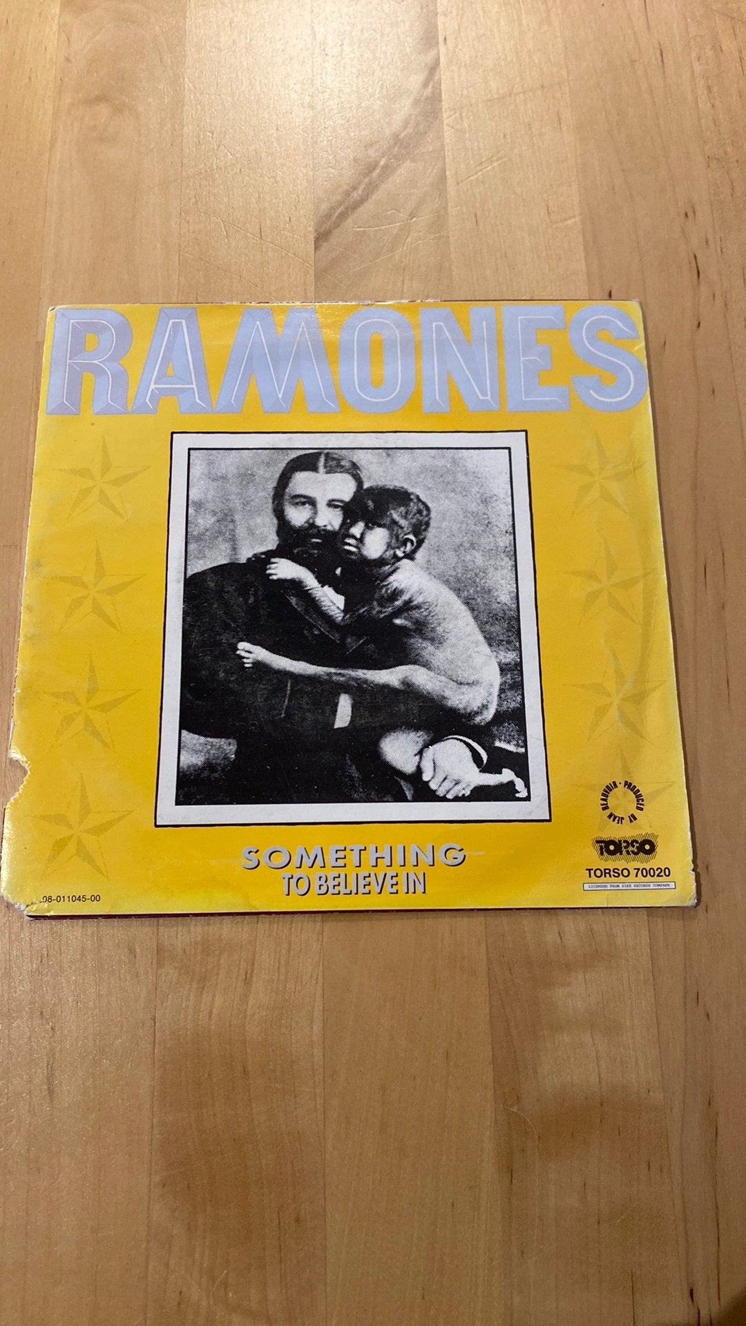 Vinyl single Ramones - Something to believe in, Ophalen of Verzenden, Gebruikt, Rock en Metal