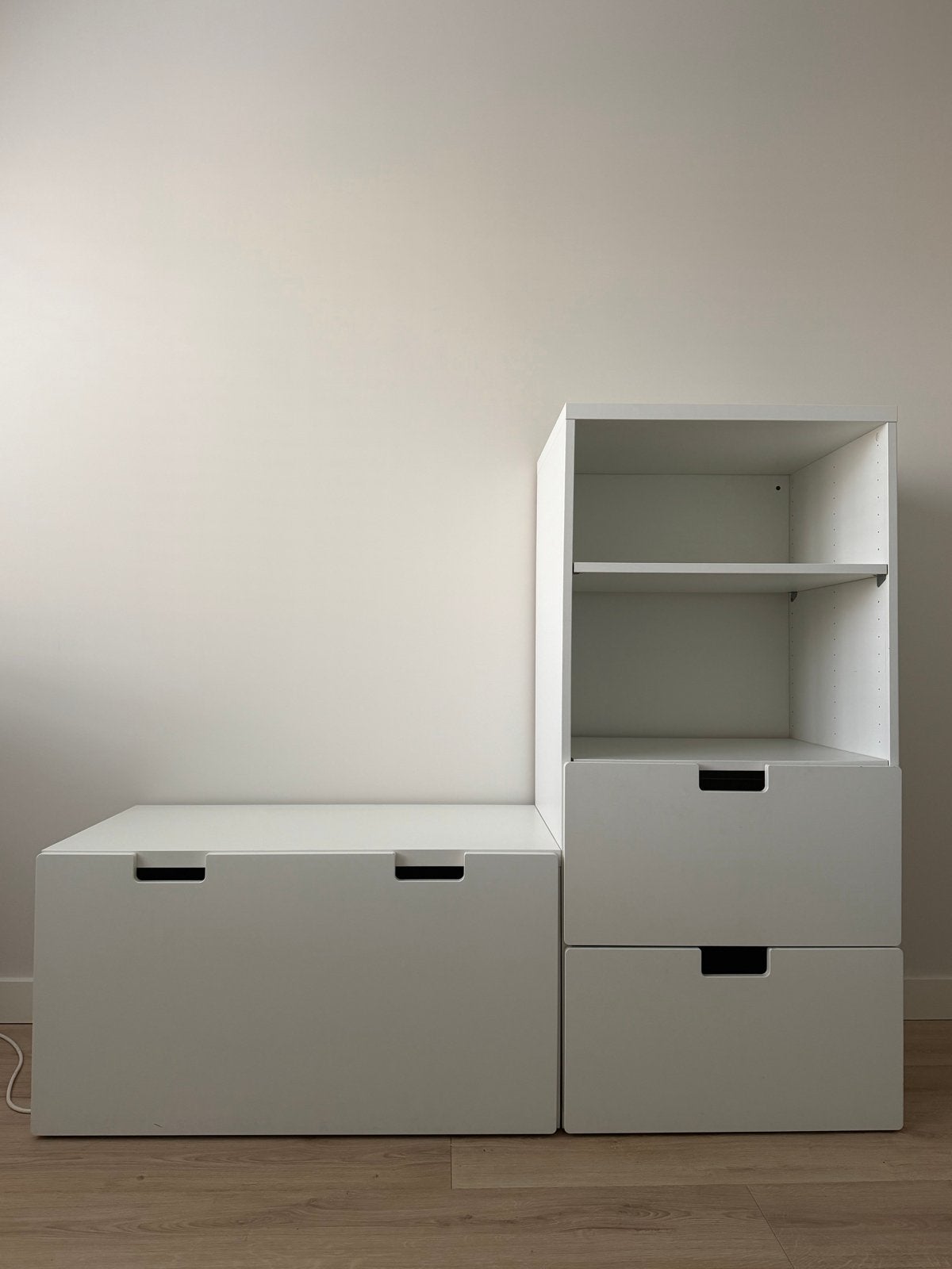 IKEA STUVA opbergcombinatie wit, Ophalen, Gebruikt